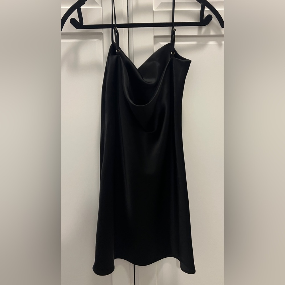 Babaton satin slip dress